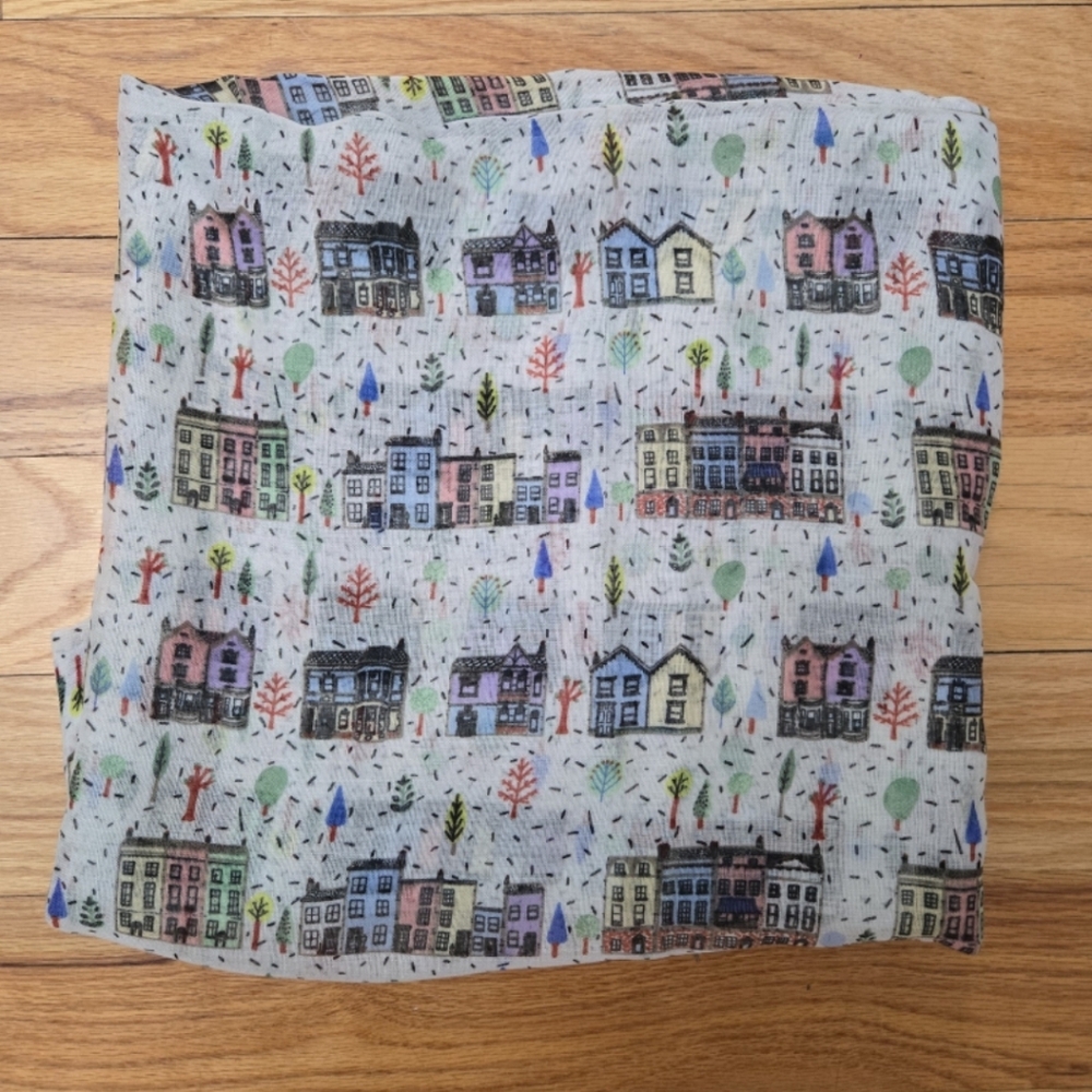 Scarf - Charming Neighborhood
